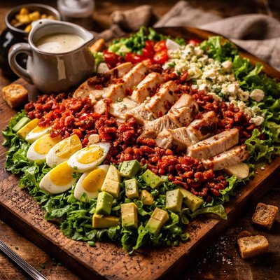 Image of Cobb Salad with Brown Derby Dressing