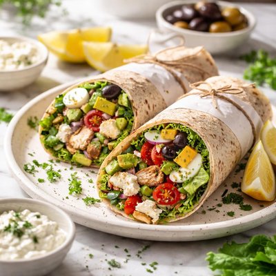 Image of Wrap de Ensalada Cobb Whole30