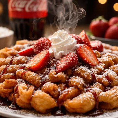 Image of Coca Cola Funnel Cake