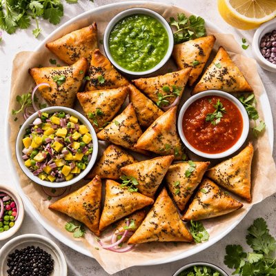 Image of Whole30 Cocktail Samosa