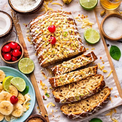 Image of Coco Loco Banana Daiquiri Bread
