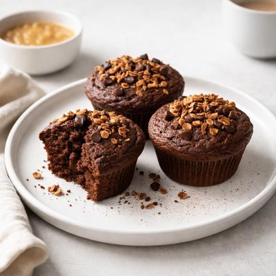 Image of Cocoa Applesauce Muffins
