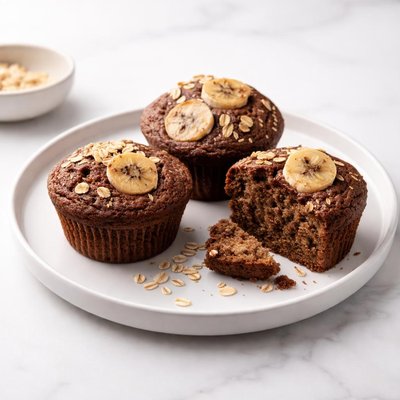 Image of Cocoa Banana Bran Muffins
