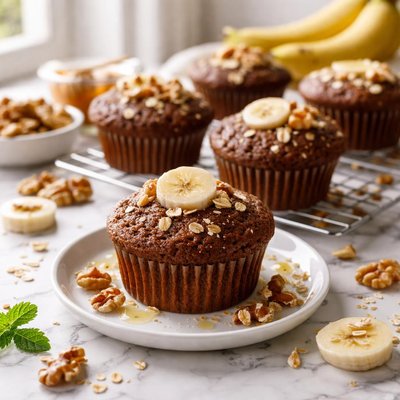 Image of Cocoa Banana Bran Muffins for the Diabetic
