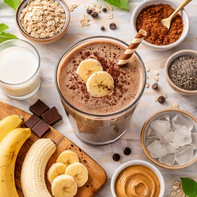 Image of Cocoa Banana Smoothie Fat Free
