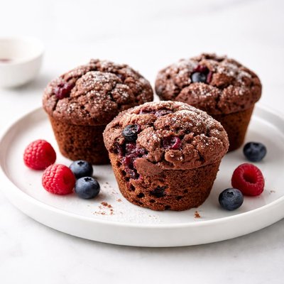 Image of Cocoa Berry Muffins
