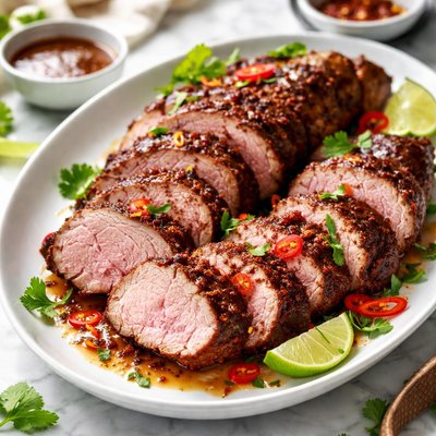Image of Cocoa Chile Pork Tenderloin