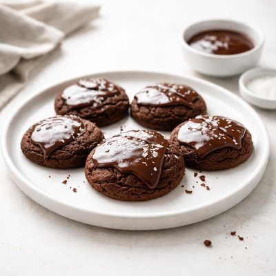 Image of Cocoa Cookies with Cocoa Glaze