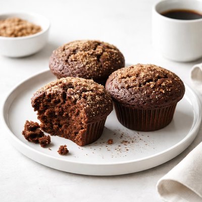 Image of Cocoa Ginger Spice Muffins