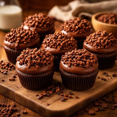 Image of Cocoa Krispies Cupcakes