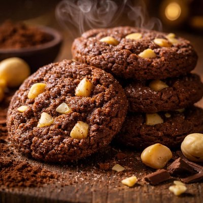 Image of Cocoa Macadamia Nut Sandies