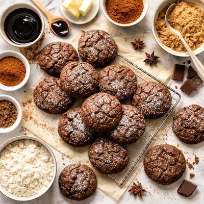 Image of Cocoa Molasses Drop Cookies