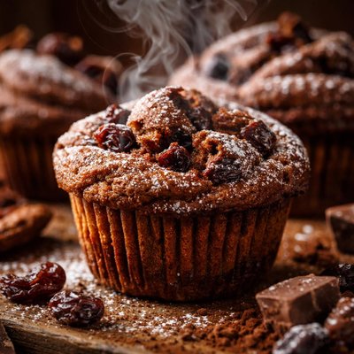 Image of Cocoa Raisin Cuffins