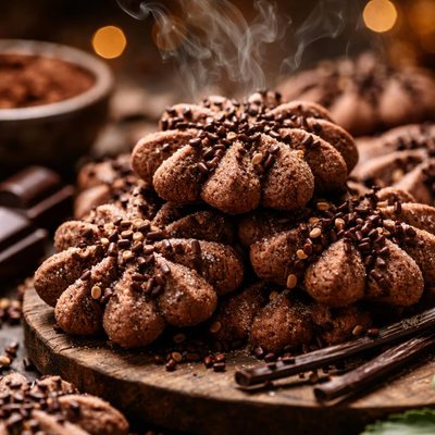 Image of Cocoa Spritz Cookies
