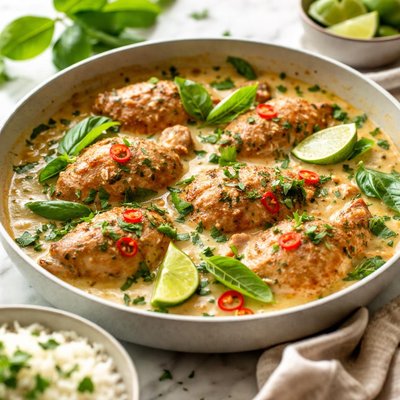 Image of Coconut and Basil Chicken