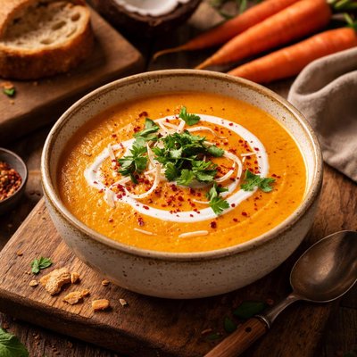 Image of Coconut and Carrot Soup