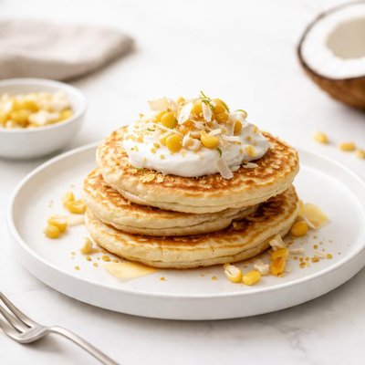 Image of Coconut and Corn Griddle Cakes
