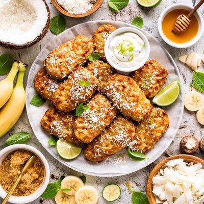 Image of Coconut Banana Fritters
