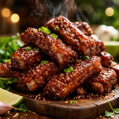 Image of Coconut Brown Sugar Pork Ribs