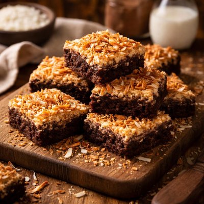 Image of Coconut Brownies No Grains No Sugar