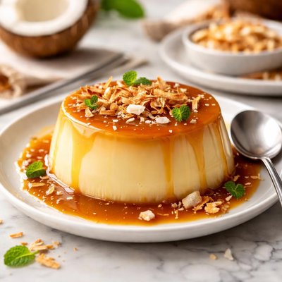 Image of Coconut Caramel Custard