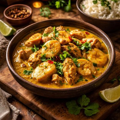 Image of Coconut Chicken and Banana Curry