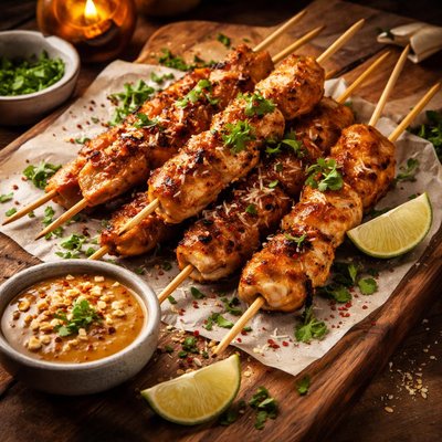 Image of Coconut Chicken Satay