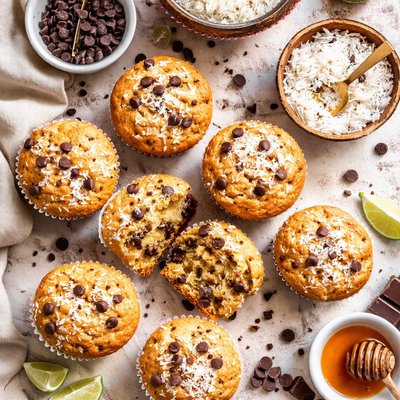 Image of Coconut Choc Chip Muffins
