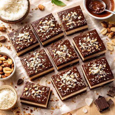 Image of Coconut Chocolate Slice