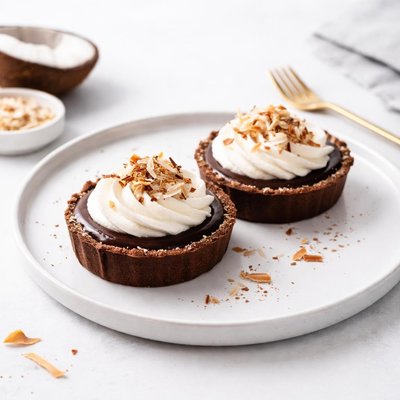 Image of Coconut Chocolate Tarts