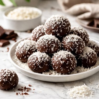 Image of Coconut Chocolate Truffles