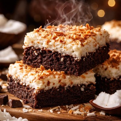 Image of Coconut Cloud Brownies