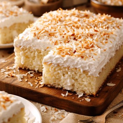 Image of Coconut Cloud Poke Cake