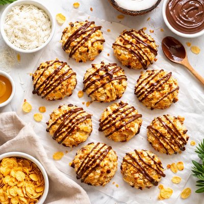 Image of Coconut Corn Flake Macaroons