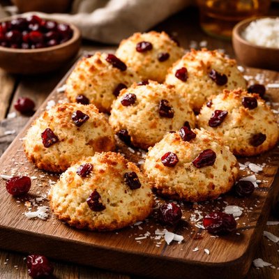 Image of Coconut Cranberry Macaroon