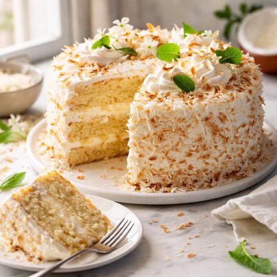 Image of Coconut Cream Cake