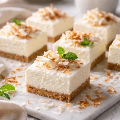 Image of Coconut Cream Cheese Squares