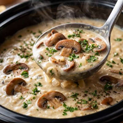 Image of Coconut Cream Mushroom Soup in Da Crock Pot