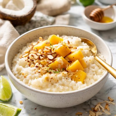 Image of Coconut Creamed Rice Microwave