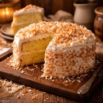 Image of Coconut Creme Cake
