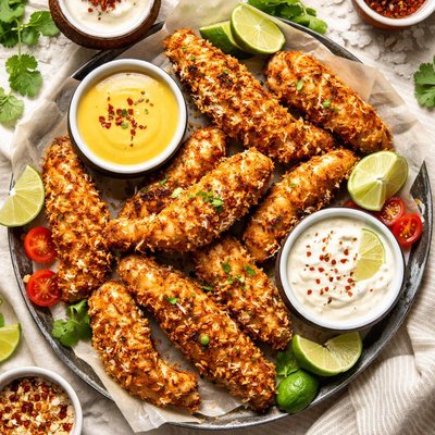 Image of Coconut Crusted Chicken Fingers