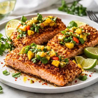 Image of Coconut Crusted Salmon