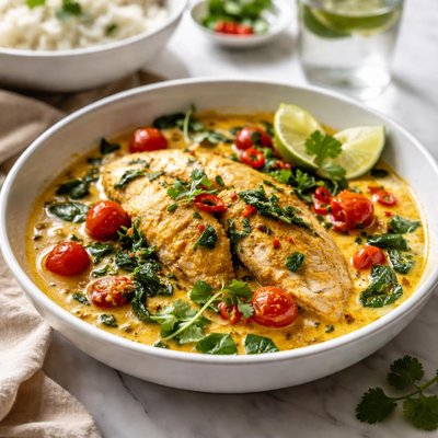 Image of Coconut Curried Tilapia