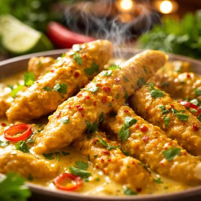 Image of Coconut Curry Chicken Strips