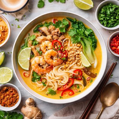 Image of Coconut Curry Noodle Soup