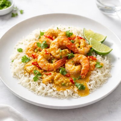 Image of Coconut Curry Shrimp with Basmati Rice