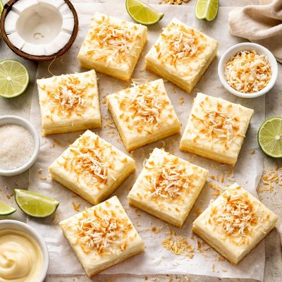Image of Coconut Custard Squares
