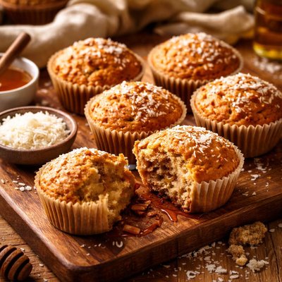 Image of Coconut Flour Agave Nectar Muffins