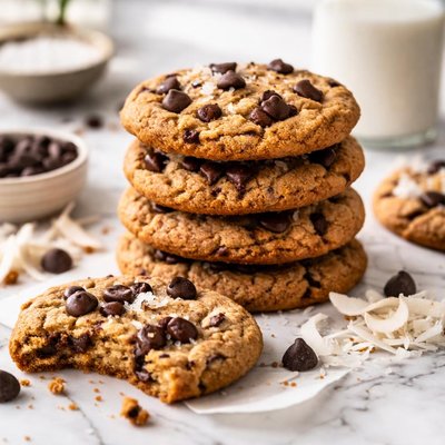 Image of Coconut Flour Chocolate Chip Cookies