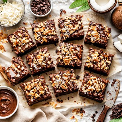 Image of Coconut Fudge Brownies